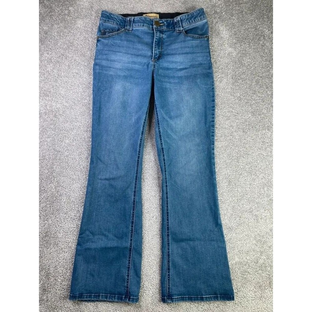Democracy AB Technology Bootcut Jeans Women’s Size 12 Blue Stretch Denim